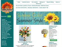 Tablet Screenshot of inglisflorists.com